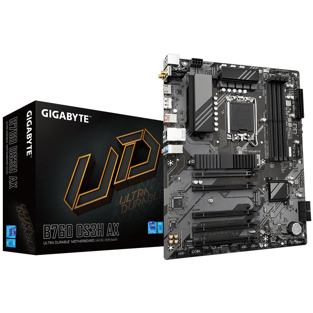 GIGABYTE B760 DS3H AX scheda madre Intel B760 Express LGA 1700 ATX (MB INT 1700 B760 DS3H AX D5 ATX)